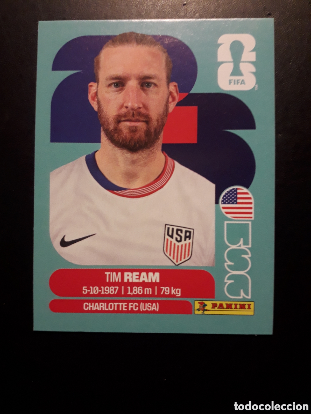 Cromos de F&uacute;tbol: REAM ESTADOS UNIDOS USA 4 MUNDIAL F&Uacute;TBOL 2026 FIFA WORLD CUP PANINI SIN PEGAR PEDIDO M&Iacute;NIMO 3&euro;