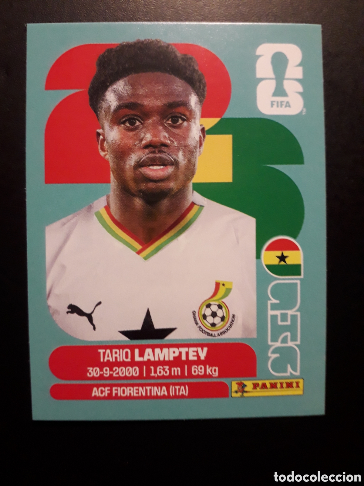 Cromos de F&uacute;tbol: LAMPTEV GHANA GHA 3 MUNDIAL F&Uacute;TBOL 2026 FIFA WORLD CUP PANINI SIN PEGAR PEDIDO M&Iacute;NIMO 3&euro;