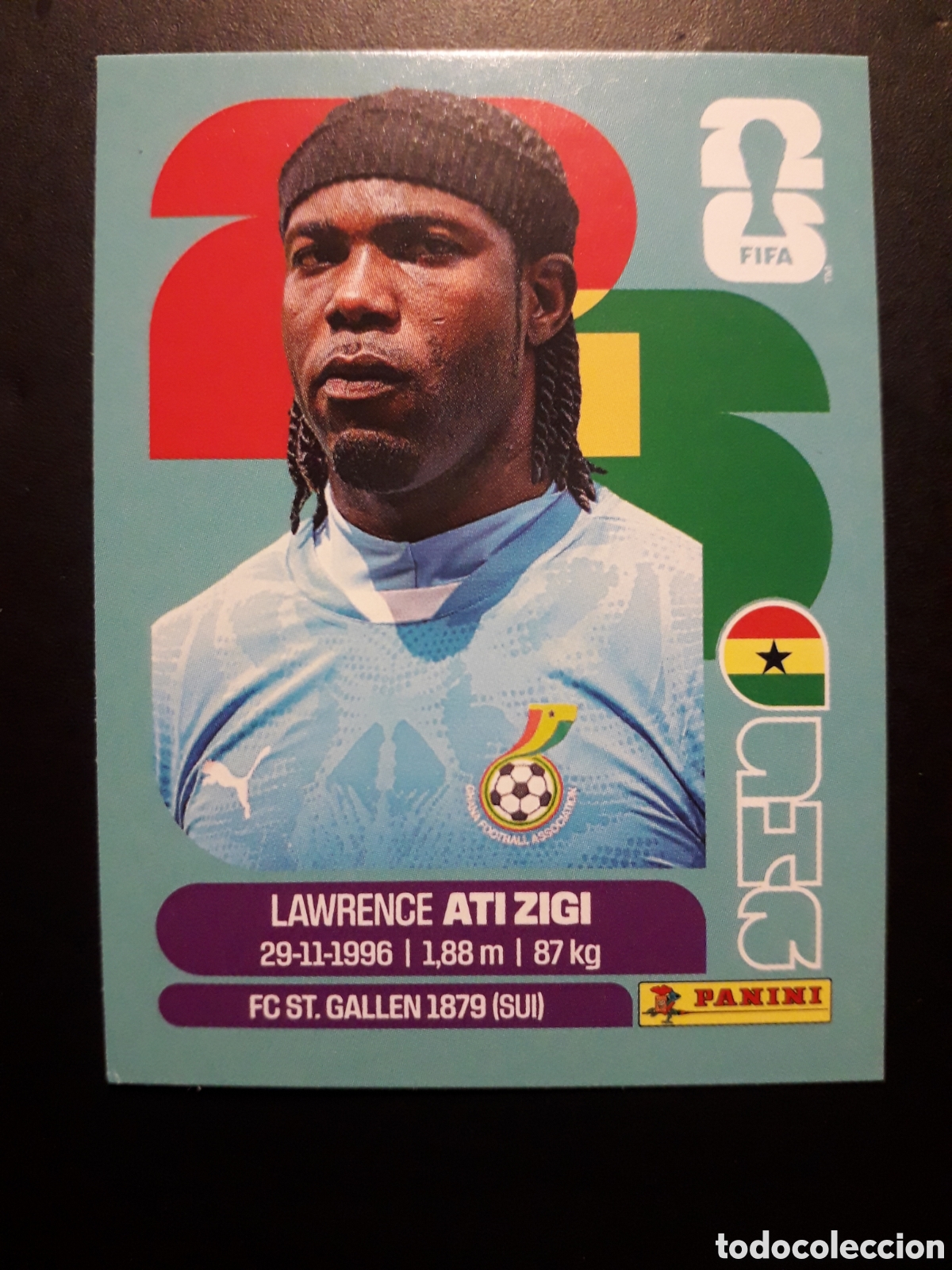 Cromos de F&uacute;tbol: ATI ZIGI GHANA GHA 2 MUNDIAL F&Uacute;TBOL 2026 FIFA WORLD CUP PANINI SIN PEGAR PEDIDO M&Iacute;NIMO 3&euro;