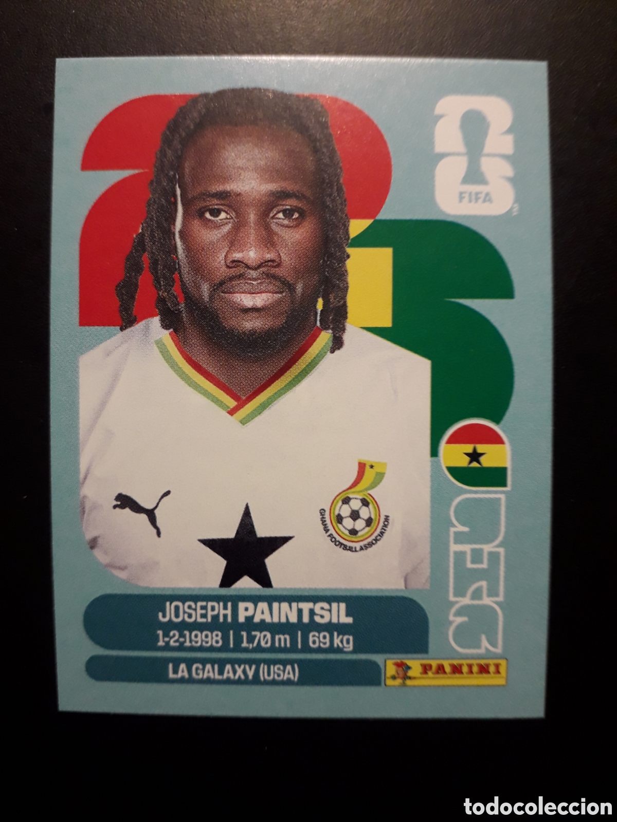 Cromos de F&uacute;tbol: PAINTSIL GHANA GHA 18 MUNDIAL F&Uacute;TBOL 2026 FIFA WORLD CUP PANINI SIN PEGAR PEDIDO M&Iacute;NIMO 3&euro;