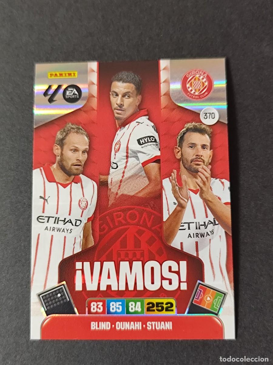 Cromos de F&uacute;tbol: 370 GIRONA BLIND OUNAHI STUANI &iexcl;VAMOS! ADRENALYN 2025 2026 25 26