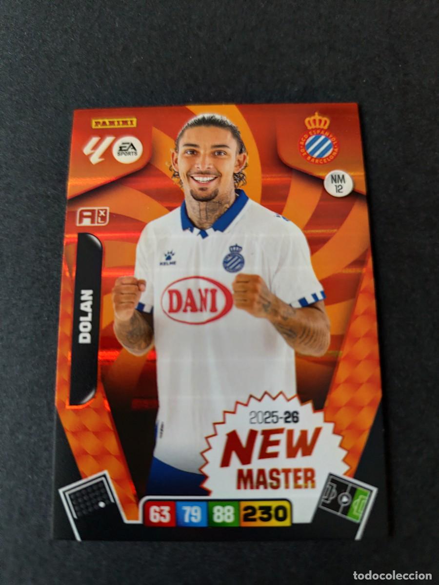 Cromos de F&uacute;tbol: NM12 NM 12 DOLAN ESPANYOL NEW MASTER ADRENALYN 2025 2026 25 26