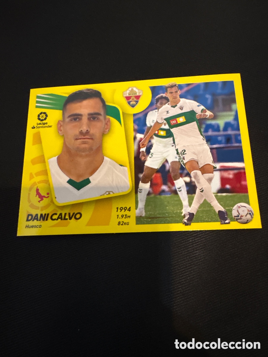 Figurine di Calcio: DANI CALVO ELCHE N&Uacute;MERO 8 LIGA ESTE 2021 2022