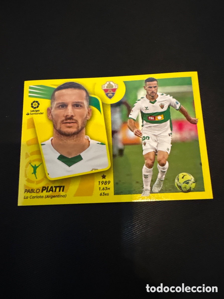 Figurine di Calcio: PIATTI ELCHE N&Uacute;MERO 20 A 20A LIGA ESTE 2021 2022