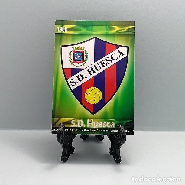 Cromos de F&uacute;tbol: 922 ESCUDO SD HUESCA CROMO FICHA OFFICIAL QUIZ GAME COLLECTION MUNDICROMO 2009 2010 09 10 MC MATE