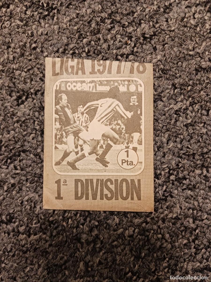 Cromos de F&uacute;tbol: Sobre sin abrir ediciones este temporada 1977/1978