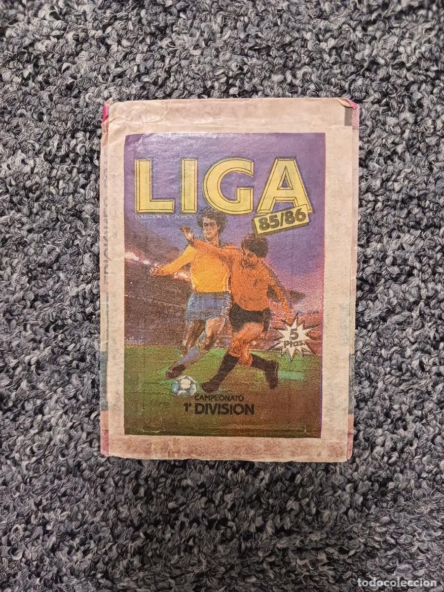 Cromos de F&uacute;tbol: sobre sin abrir ediciones este temporada 1985/86