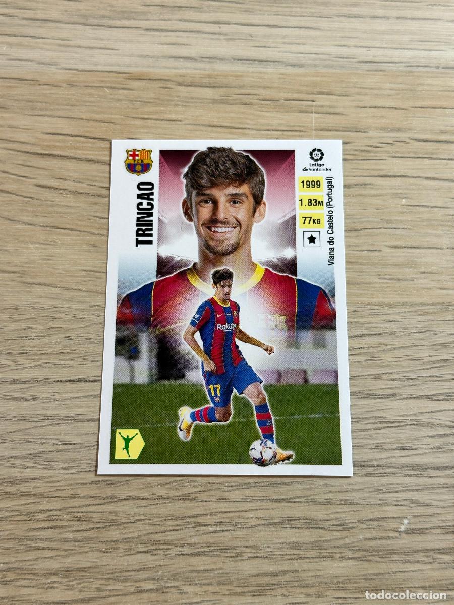 Cromos de F&uacute;tbol: TRINCAO n&ordm; 71 FC BARCELONA LIGA ESTE 2020 2021 SIN PEGAR NUEVO 20 21