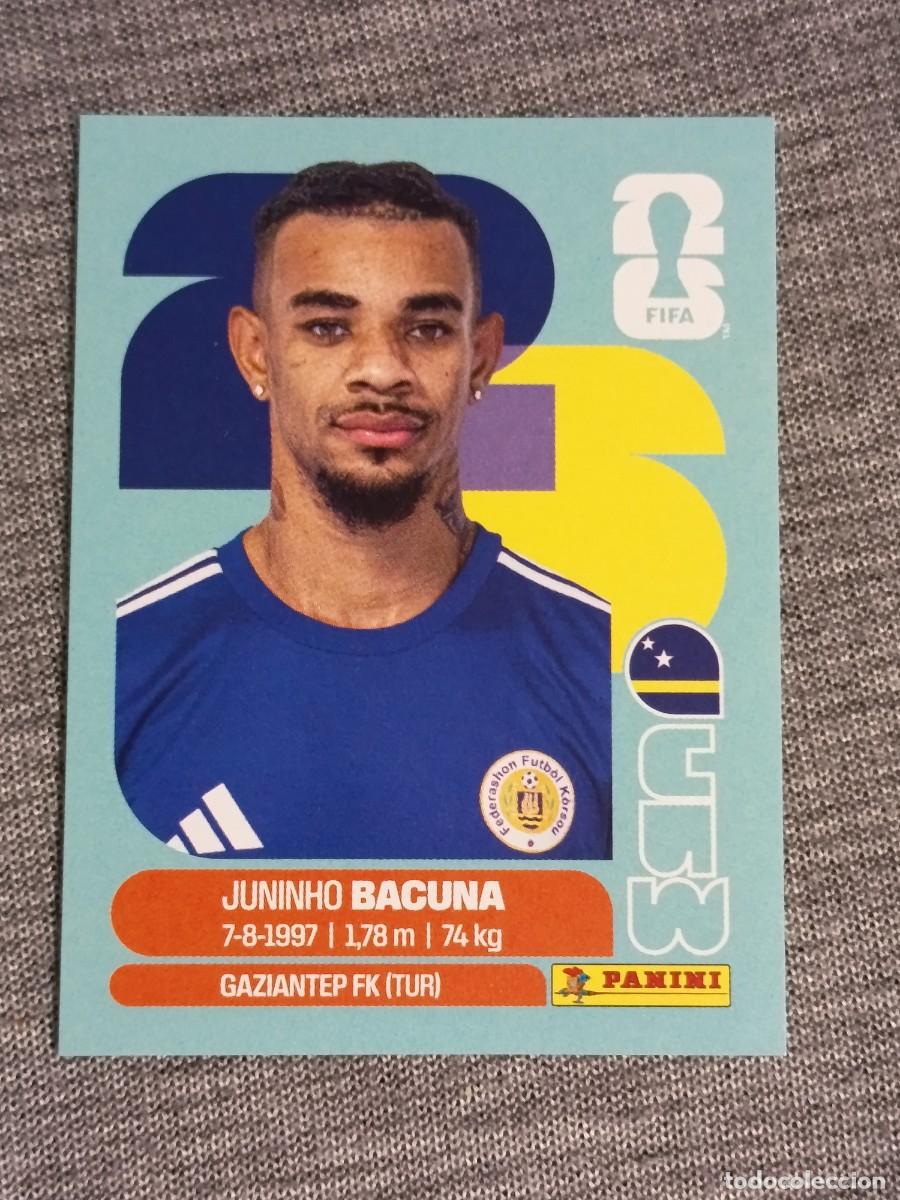 Cromos de F&uacute;tbol: BACUNA CUW 11 STICKER MUNDIAL 2026 PANINI FIFA WORLD CUP NUEVO