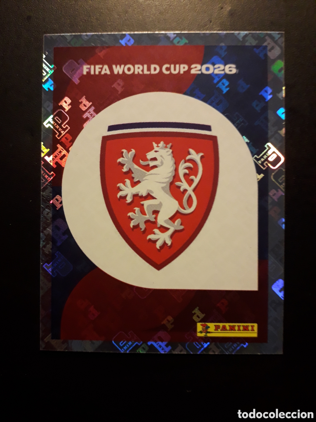 Cromos de F&uacute;tbol: ESCUDO REP CHECA/CHEQUIA CZE 1 MUNDIAL F&Uacute;TBOL 2026 FIFA WORLD CUP PANINI SIN PEGAR PEDIDO M&Iacute;NIMO 3&euro;.