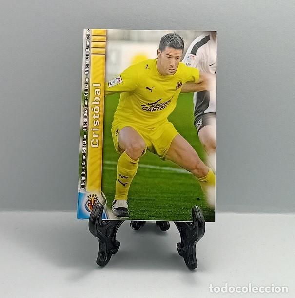 Cromos de F&uacute;tbol: 1291 + CRIST&Oacute;BAL VILLARREAL CF &rdquo;B&rdquo; CROMO FICHA OFFICIAL QUIZ GAME COLLECTION MUNDICROMO 2009 2010 UH