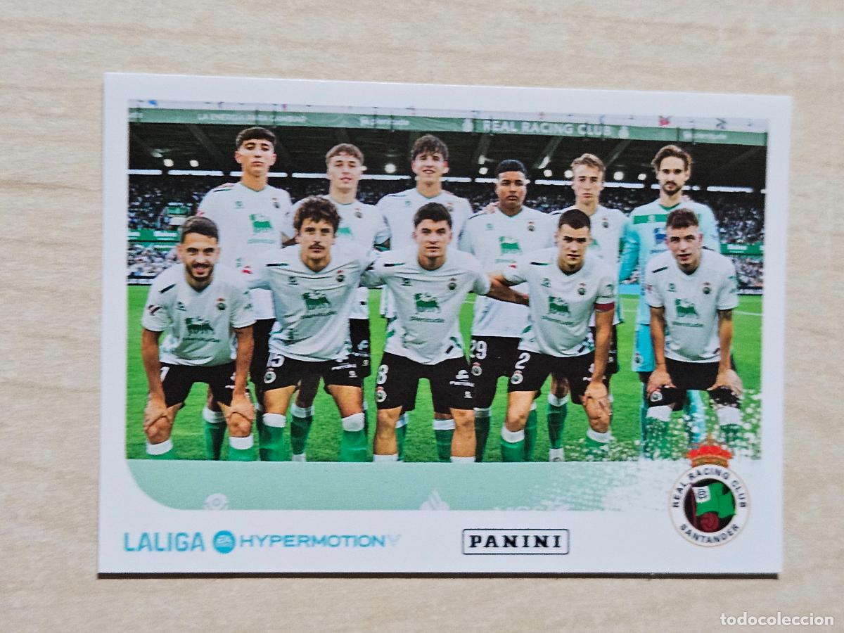 Cromos de F&uacute;tbol: N&ordm; 326 ALINEACION - RACING DE SANTANDER - CROMO - LIGA HYPERMOTION 2025 2026 SEGUNDA DIVISION 25 26