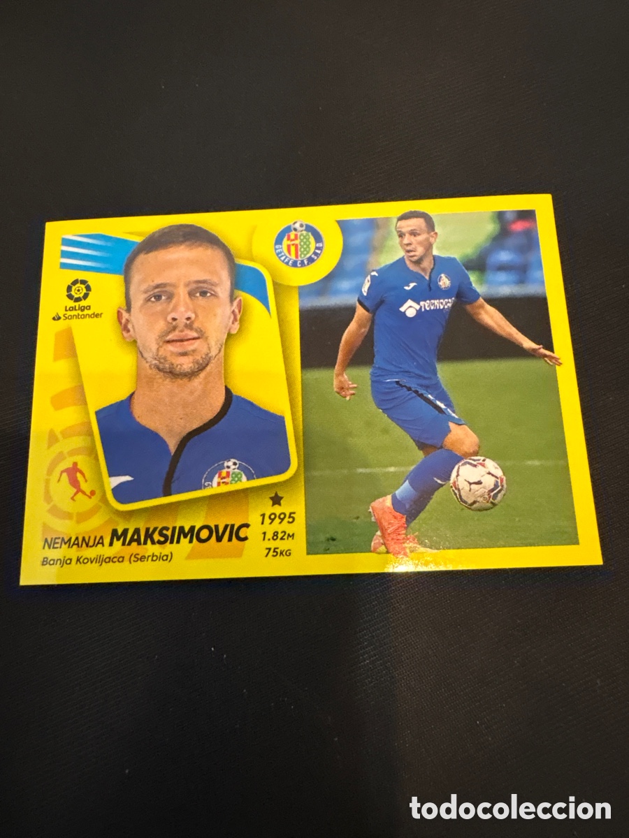 Fu&szlig;ball-Sticker: MAKSIMOVIC GETAFE N&Uacute;MERO 15 LIGA ESTE 2021 2022