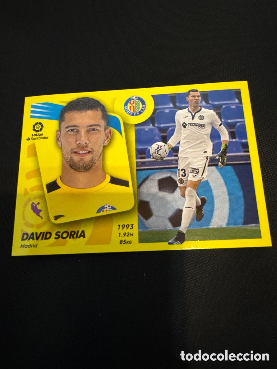 Cromos de Futebol: DAVID SORIA GETAFE N&Uacute;MERO 5 LIGA ESTE 2021 2022