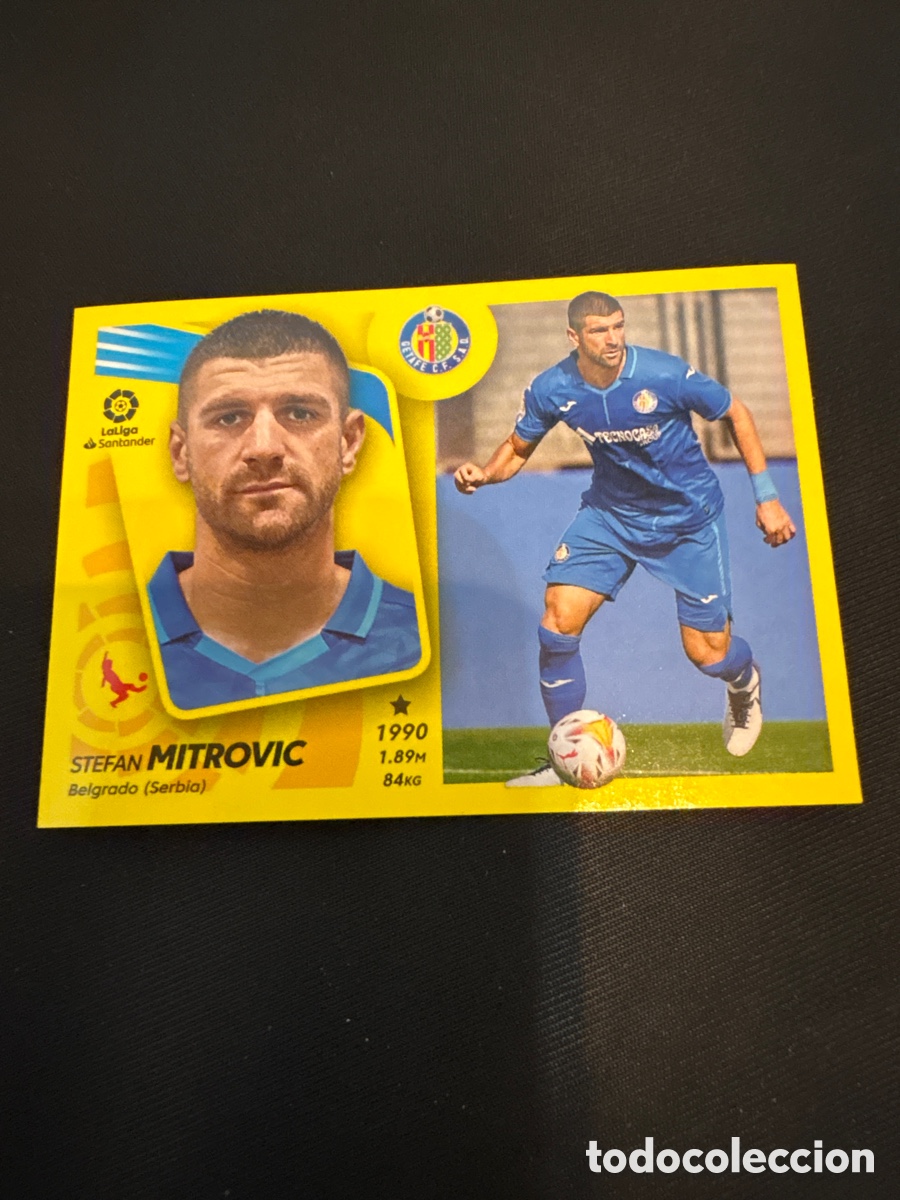 Figurine di Calcio: MITROVIC GETAFE N&Uacute;MERO 9 BIS LIGA ESTE 2021 2022
