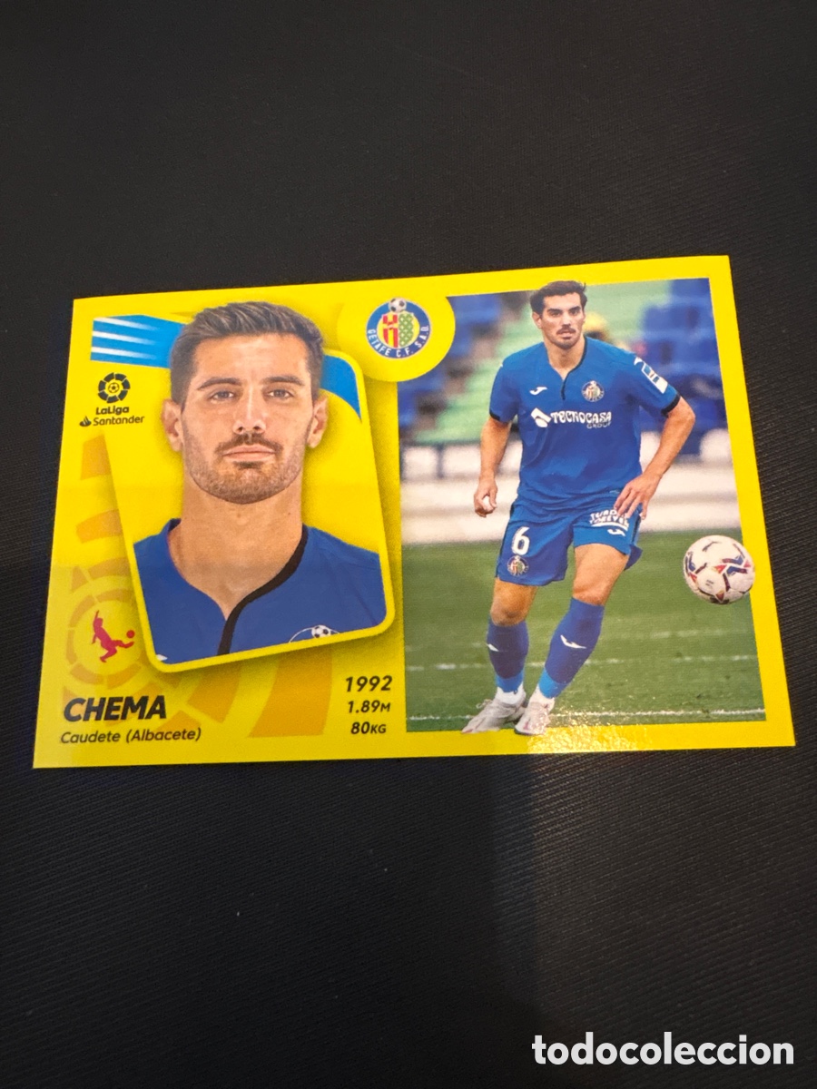 Cromos de Futebol: CHEMA GETAFE N&Uacute;MERO 9 LIGA ESTE 2021 2022