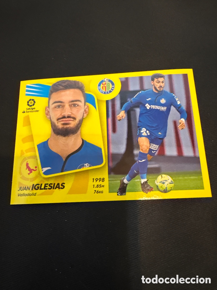 Fu&szlig;ball-Sticker: IGLESIAS GETAFE N&Uacute;MERO 7 B 7B LIGA ESTE 2021 2022
