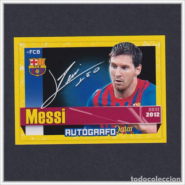 Cromos de F&uacute;tbol: COLECCI&Oacute;N OFICIAL BARCELONA 2011 2012 11 12 PANINI LEO MESSI 140 AUTOGRAFO BAR&Ccedil;A ALBUM LIGA F&Uacute;TBOL