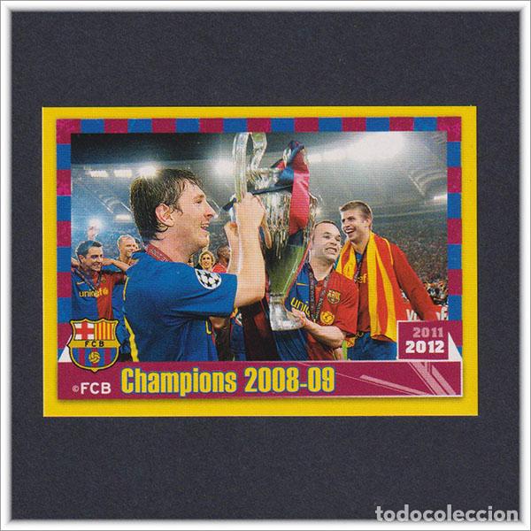 Cromos de F&uacute;tbol: COLECCI&Oacute;N OFICIAL BARCELONA 2011 2012 11 12 PANINI LEO MESSI 100 CHAMPIONS LEAGUE 2008 LIGA BAR&Ccedil;A
