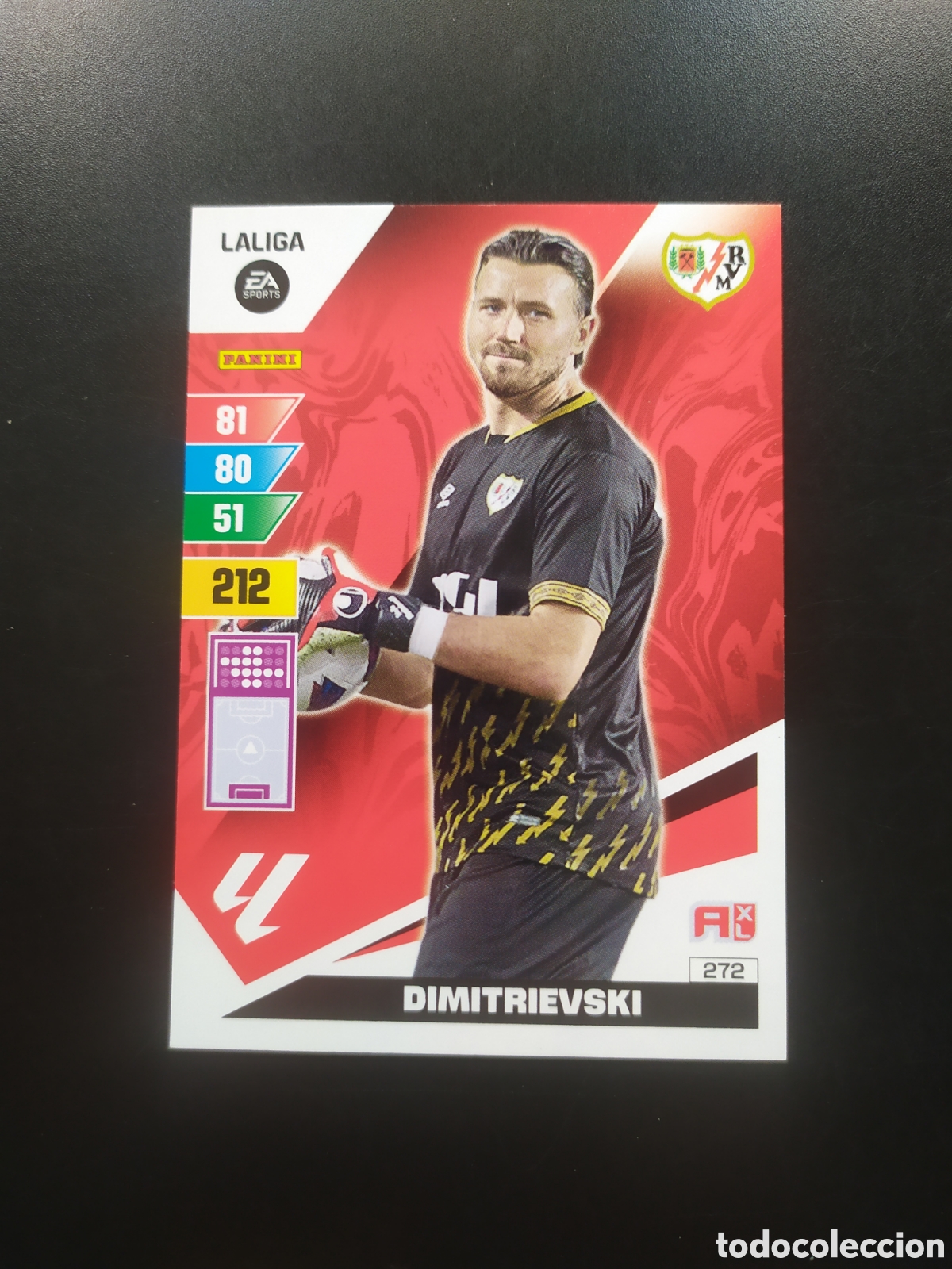 Cromos de F&uacute;tbol: Adrenalyn 2023 2024 23 24 panini Dmitrievski n&deg; 272 Rayo Vallecano