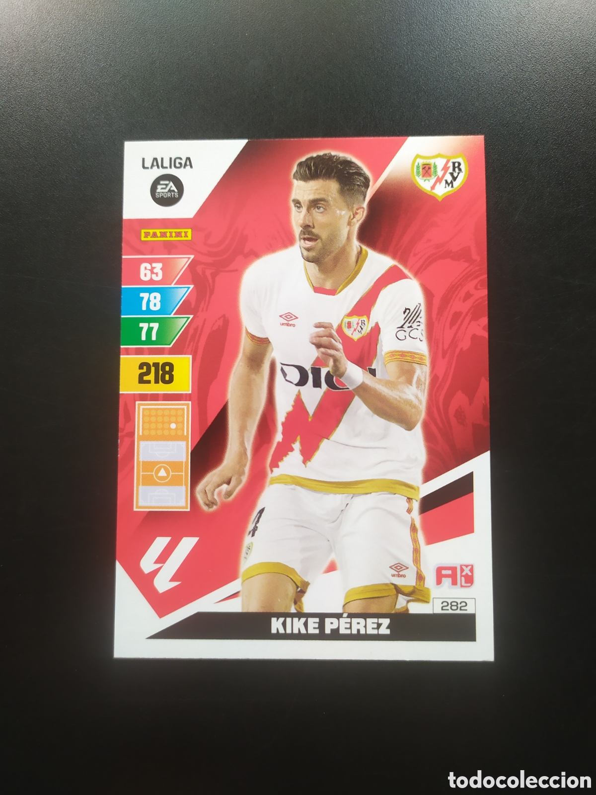 Cromos de F&uacute;tbol: Adrenalyn 2023 2024 23 24 panini Kike P&eacute;rez n&deg; 282 Rayo Vallecano
