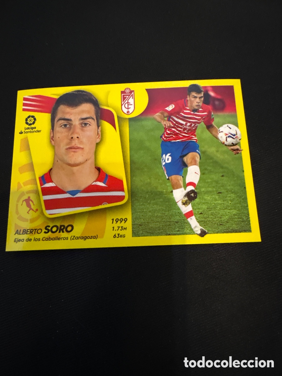 Cromos de F&uacute;tbol: SORO GRANADA NUMERO 15A 15 A LIGA ESTE 2021 2022