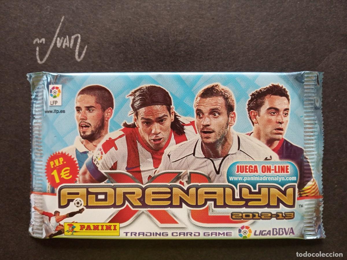 Figurine di Calcio: SOBRE SIN ABRIR ADRENALYN VERSION 1 ⚽ PANINI &reg; 2012 2013 LIGA 12 13 MESSI BARCELONA ? REAL MADRID