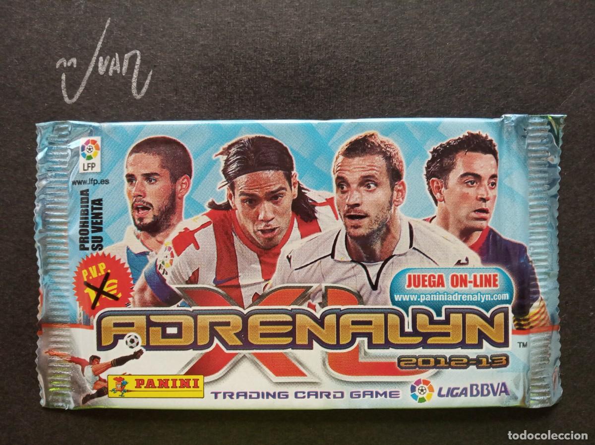 Cromos de F&uacute;tbol: SOBRE SIN ABRIR ADRENALYN VERSION GRATUITO ⚽ PANINI &reg; 2012 2013 LIGA 12 13 MESSI BARCELONA ? MADRID