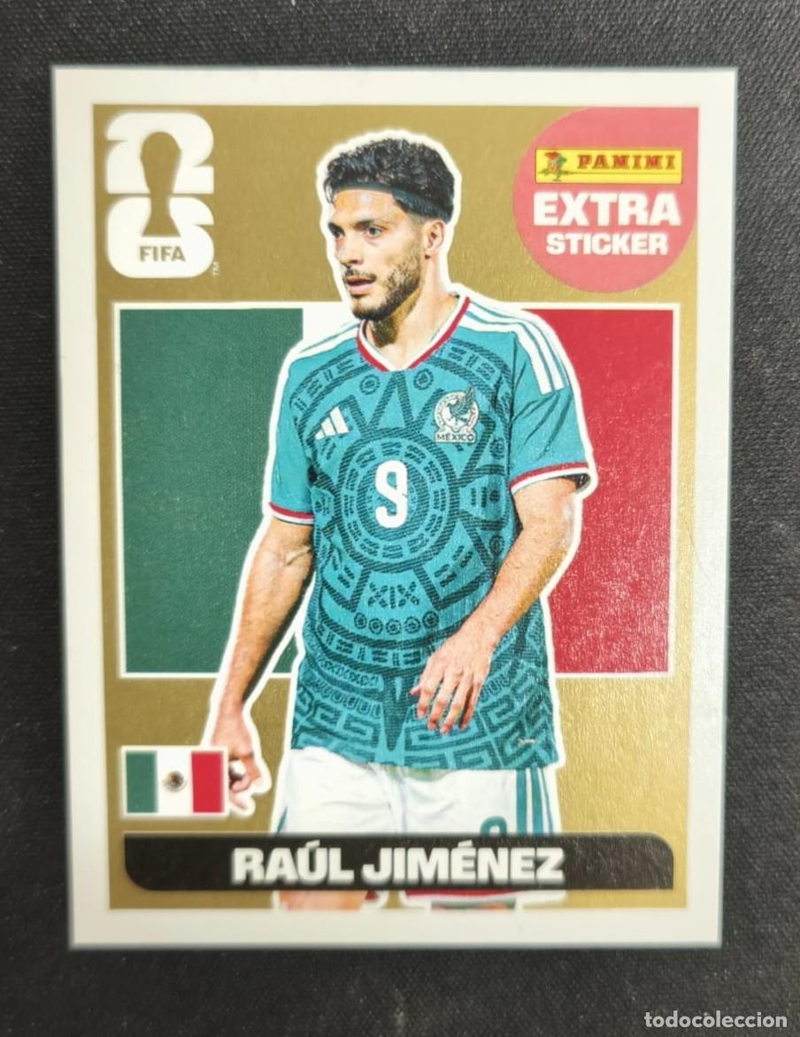 Cromos de F&uacute;tbol: cromo extra sticker oro raul jimenez fifa world cup 2026 panini