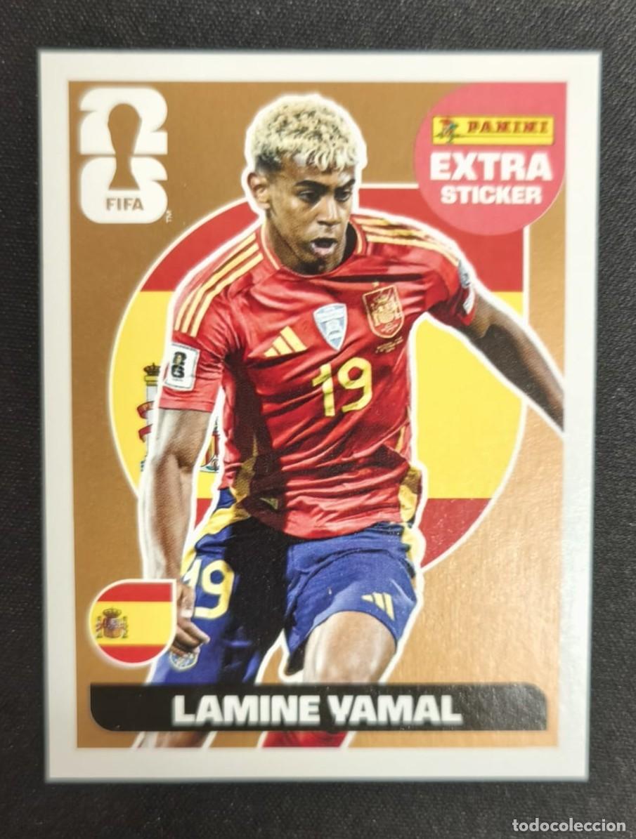 Fu&szlig;ball-Sticker: cromo extra sticker bronce lamine yamal fifa world cup 2026 panini