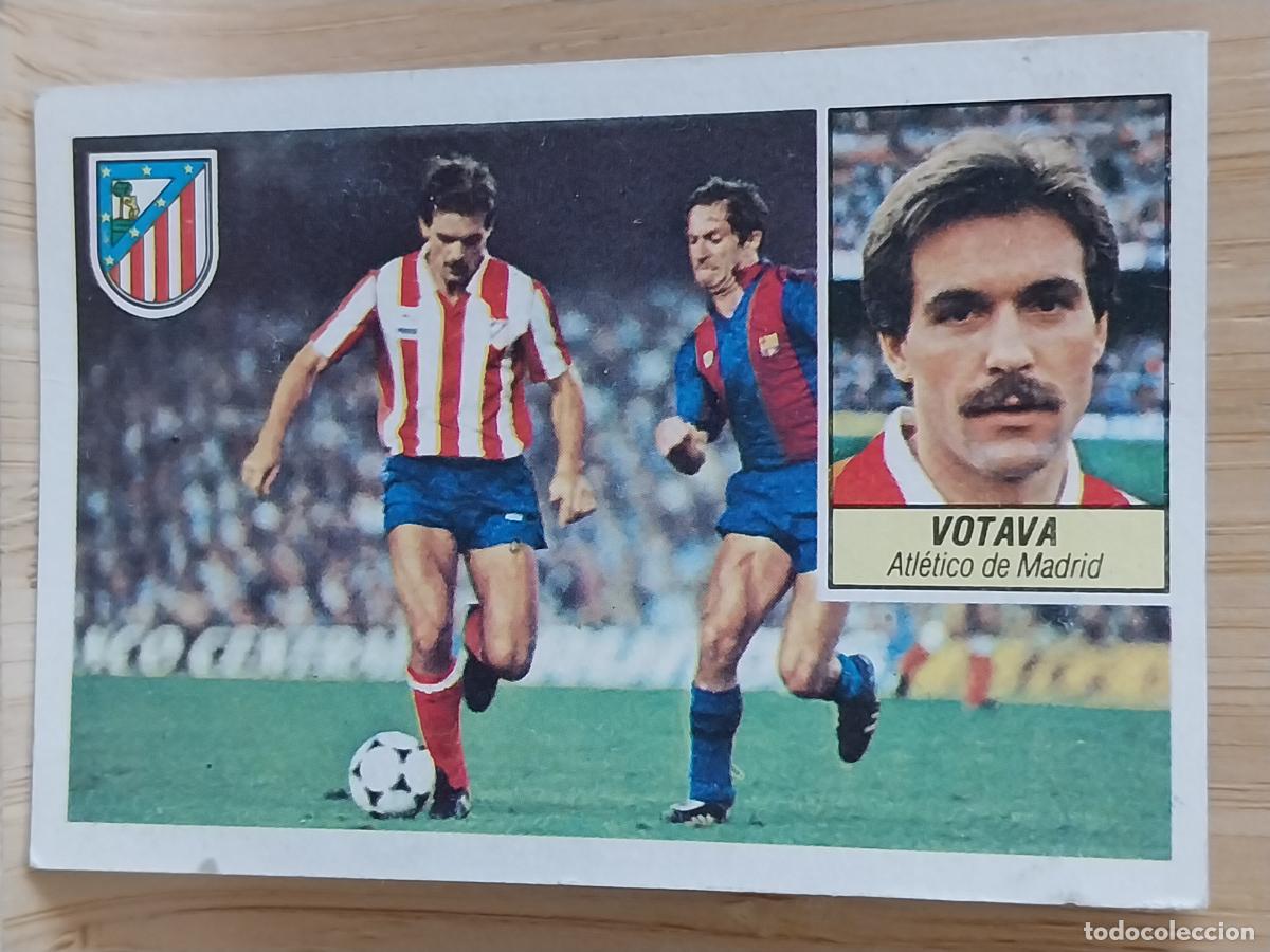 Fu&szlig;ball-Sticker: VOTAVA AT ATLETICO MADRID LIGA 1984 84 85 ED ESTE CROMO RECUPERADO ORIGINAL *