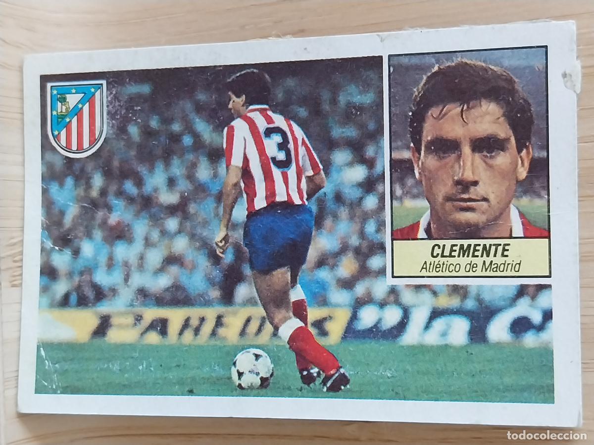 Football Stickers: CLEMENTE AT ATLETICO MADRID LIGA 1984 84 85 ED ESTE CROMO RECUPERADO ORIGINAL *