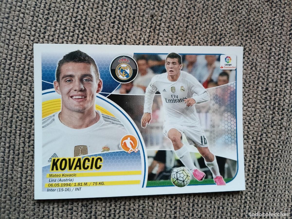 Cromos de F&uacute;tbol: Kovacic. Real Madrid. Liga Este. Panini. 2016, 17