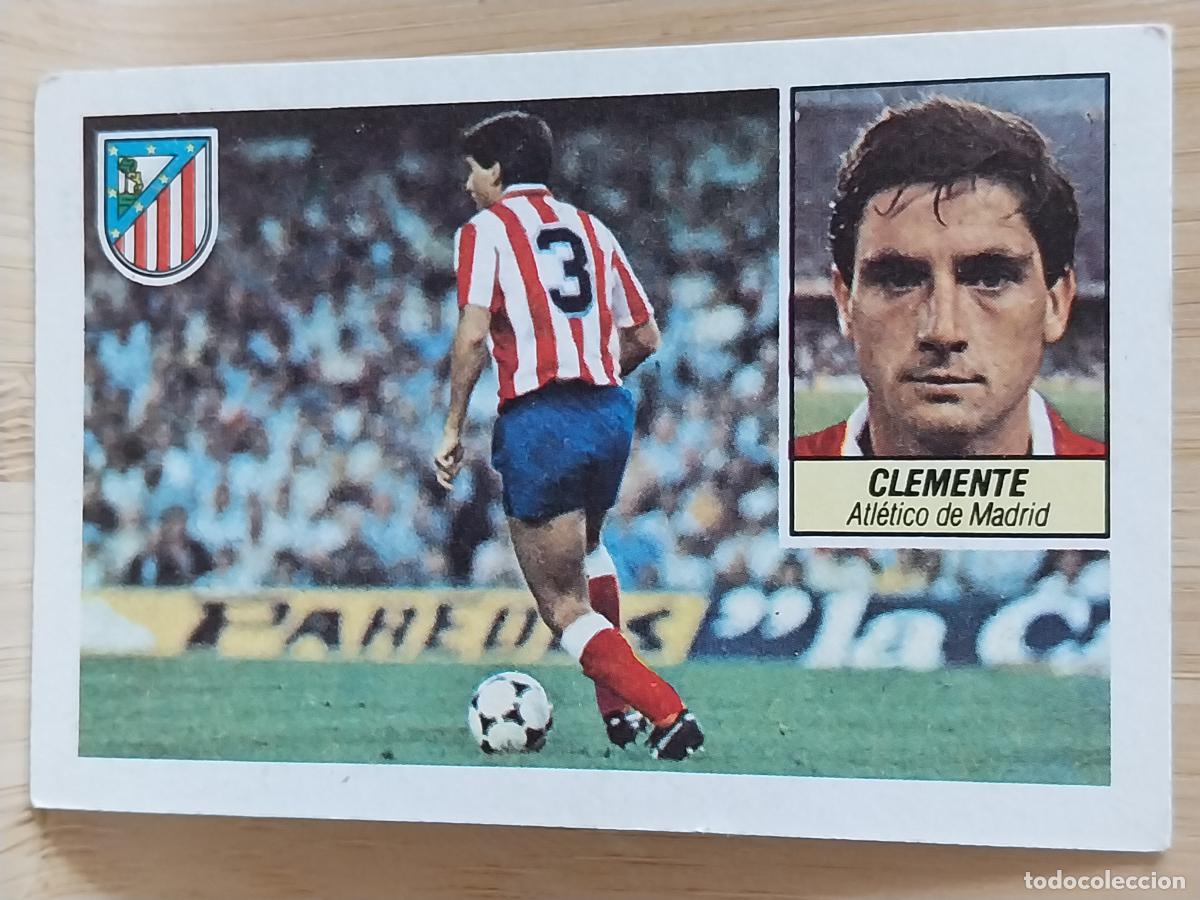 Cromos de F&uacute;tbol: CLEMENTE AT ATLETICO MADRID LIGA 1984 84 85 ED ESTE CROMO RECUPERADO ORIGINAL **