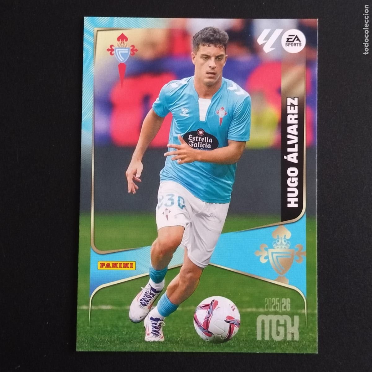 Cromos de F&uacute;tbol: MGK 121 HUGO ALVAREZ CELTA VIGO CROMOS ALBUM MEGACRACKS LIGA FUTBOL 2025 2026 25 26