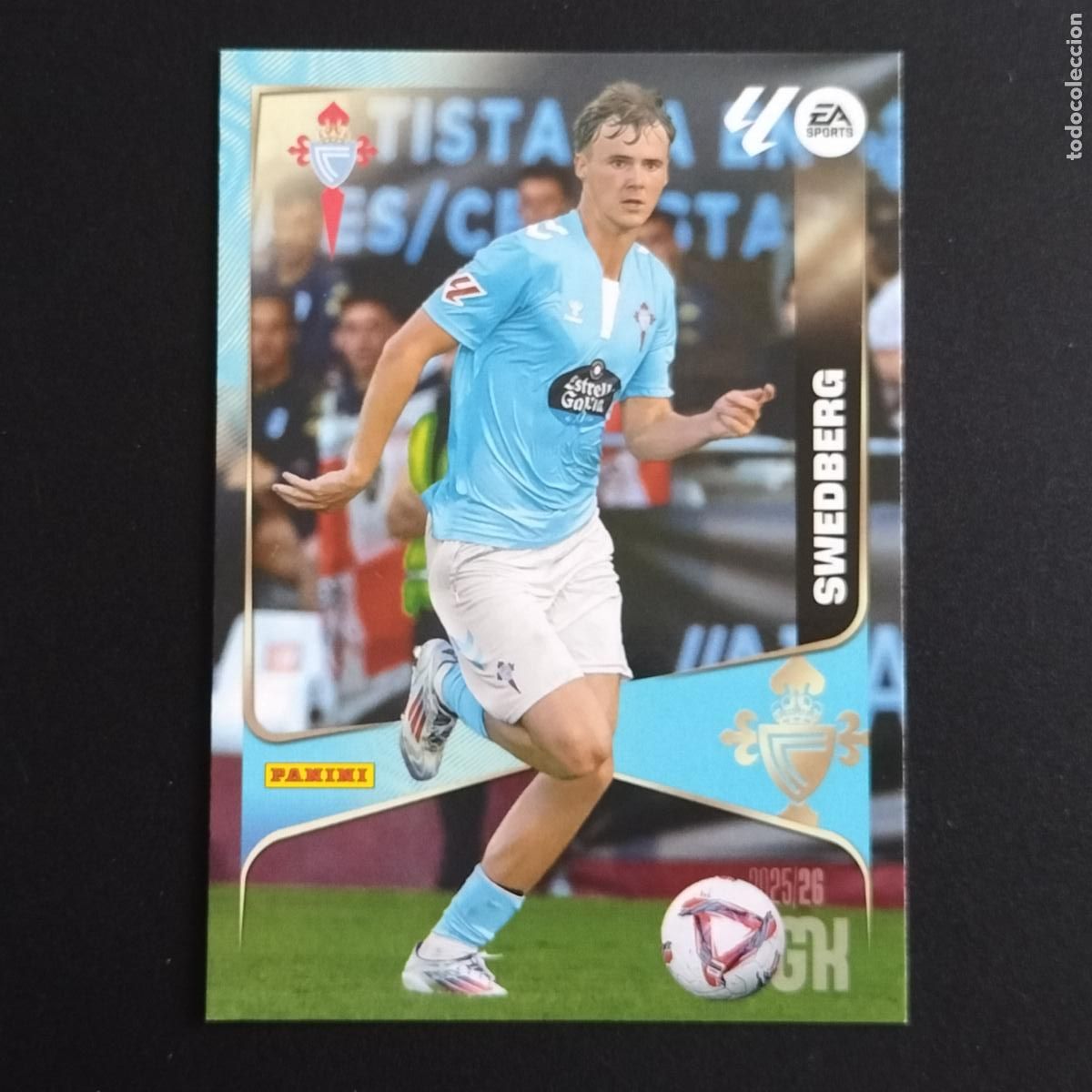 Cartes &agrave; collectionner de Football: MGK 125 SWEDBERG CELTA VIGO CROMOS ALBUM MEGACRACKS LIGA FUTBOL 2025 2026 25 26