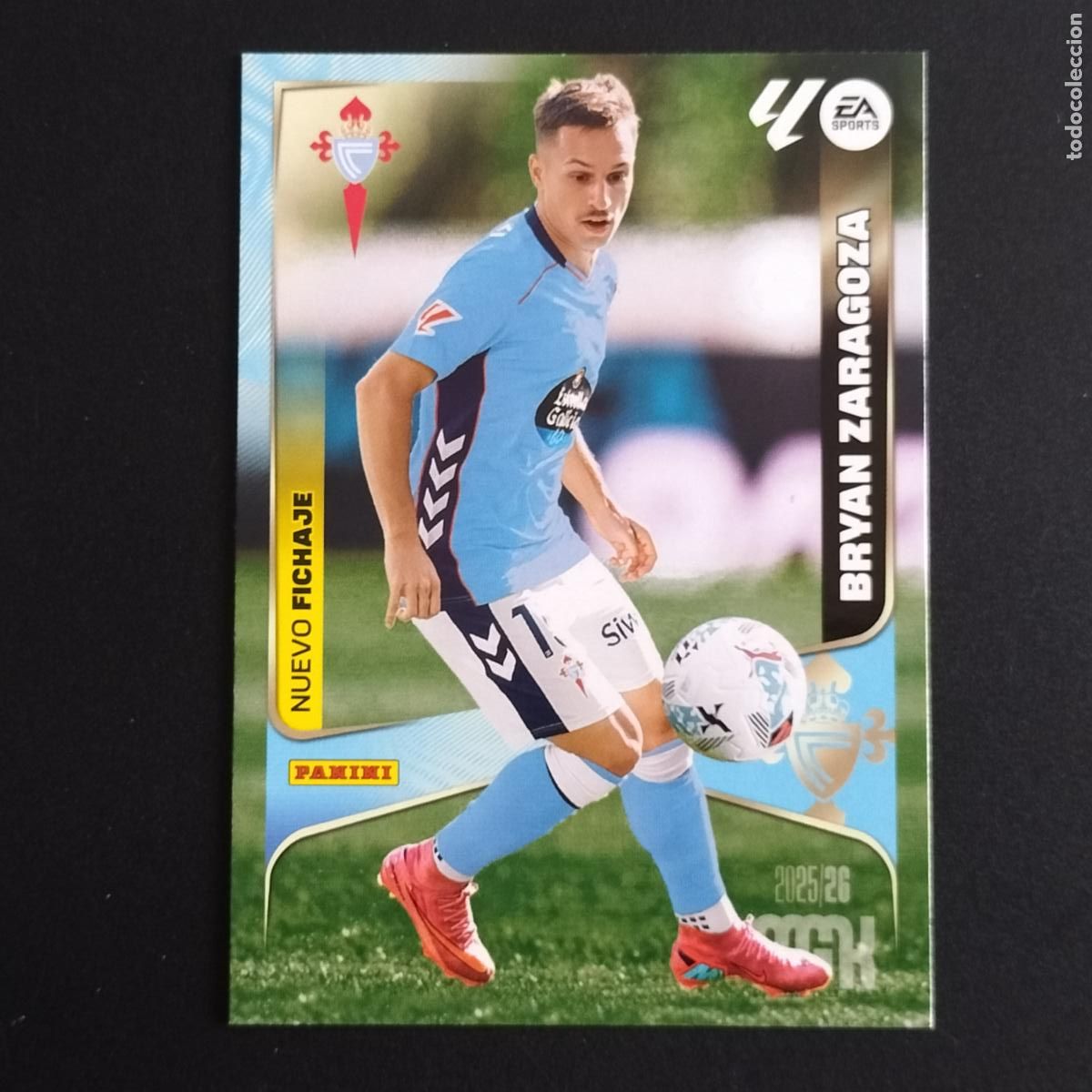 Fu&szlig;ball-Sticker: MGK 471 BRYAN ZARAGOZA NUEVO FICHAJE CELTA VIGO CROMOS ALBUM MEGACRACKS LIGA FUTBOL 2025 2026 25 26