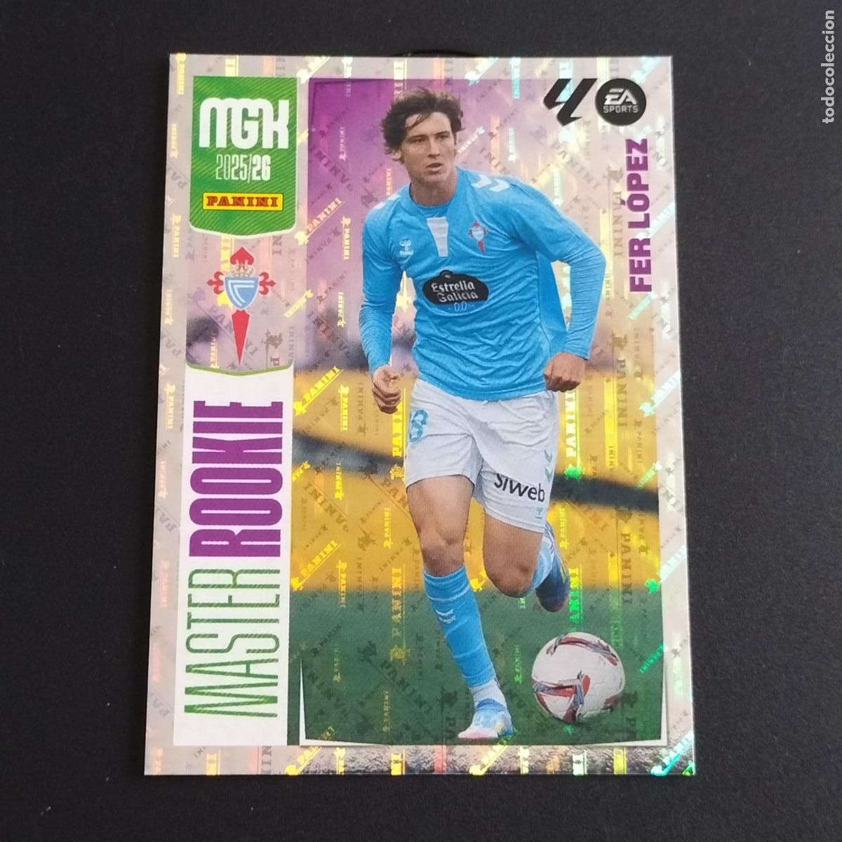 Cromos de F&uacute;tbol: MGK 411 FER LOPEZ MASTER ROOKIE CELTA VIGO CROMOS ALBUM MEGACRACKS LIGA FUTBOL 2025 2026 25 26