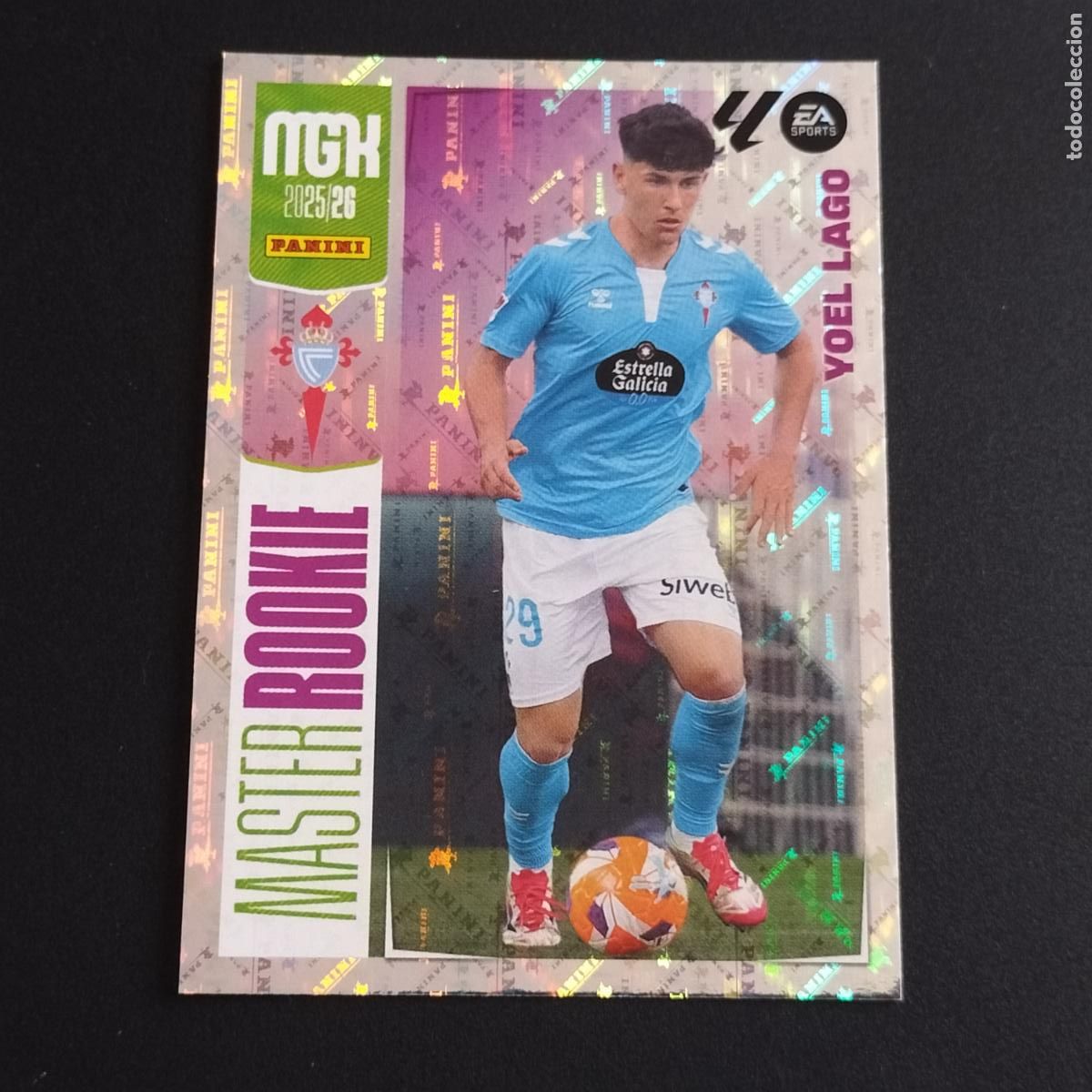 Cromos de F&uacute;tbol: MGK 423 YOEL LAGO MASTER ROOKIE CELTA VIGO CROMOS ALBUM MEGACRACKS LIGA FUTBOL 2025 2026 25 26