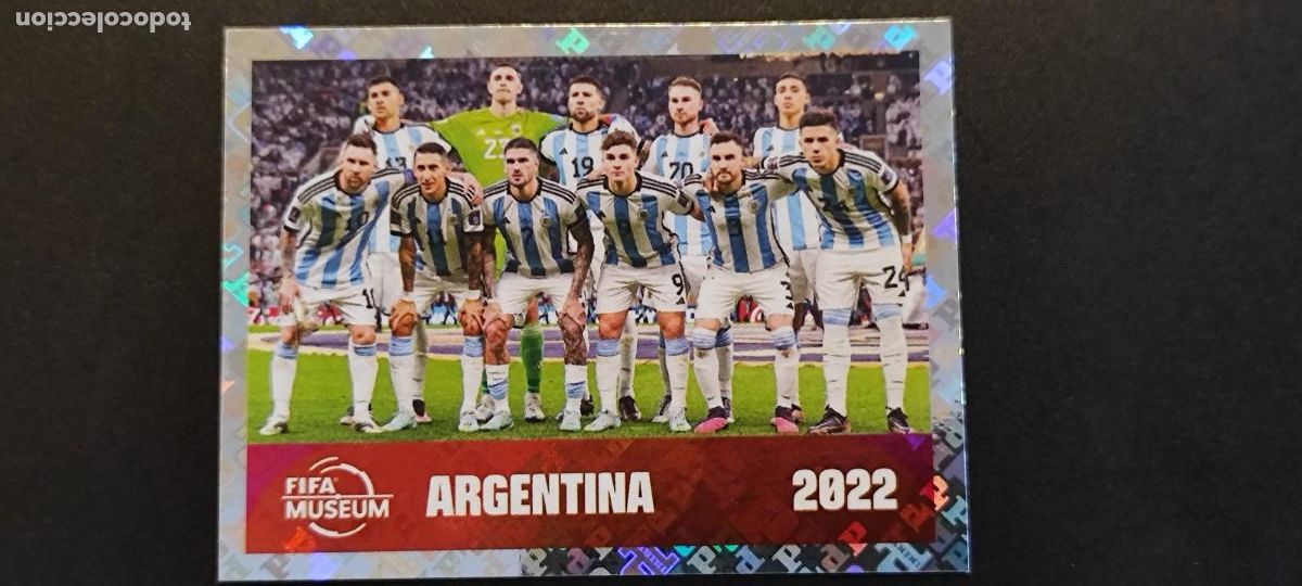 Figurine di Calcio: FIFA WORLD CUP 2026 STICKER FIFA MUSEUM ARGENTINA 2022 CON MESSI # FWC19 PANINI