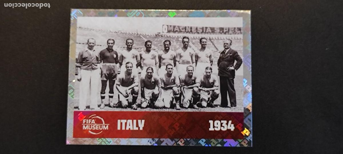 Figurine di Calcio: FIFA WORLD CUP 2026 STICKER FIFA MUSEUM ITALIA 1934 # FWC9 PANINI