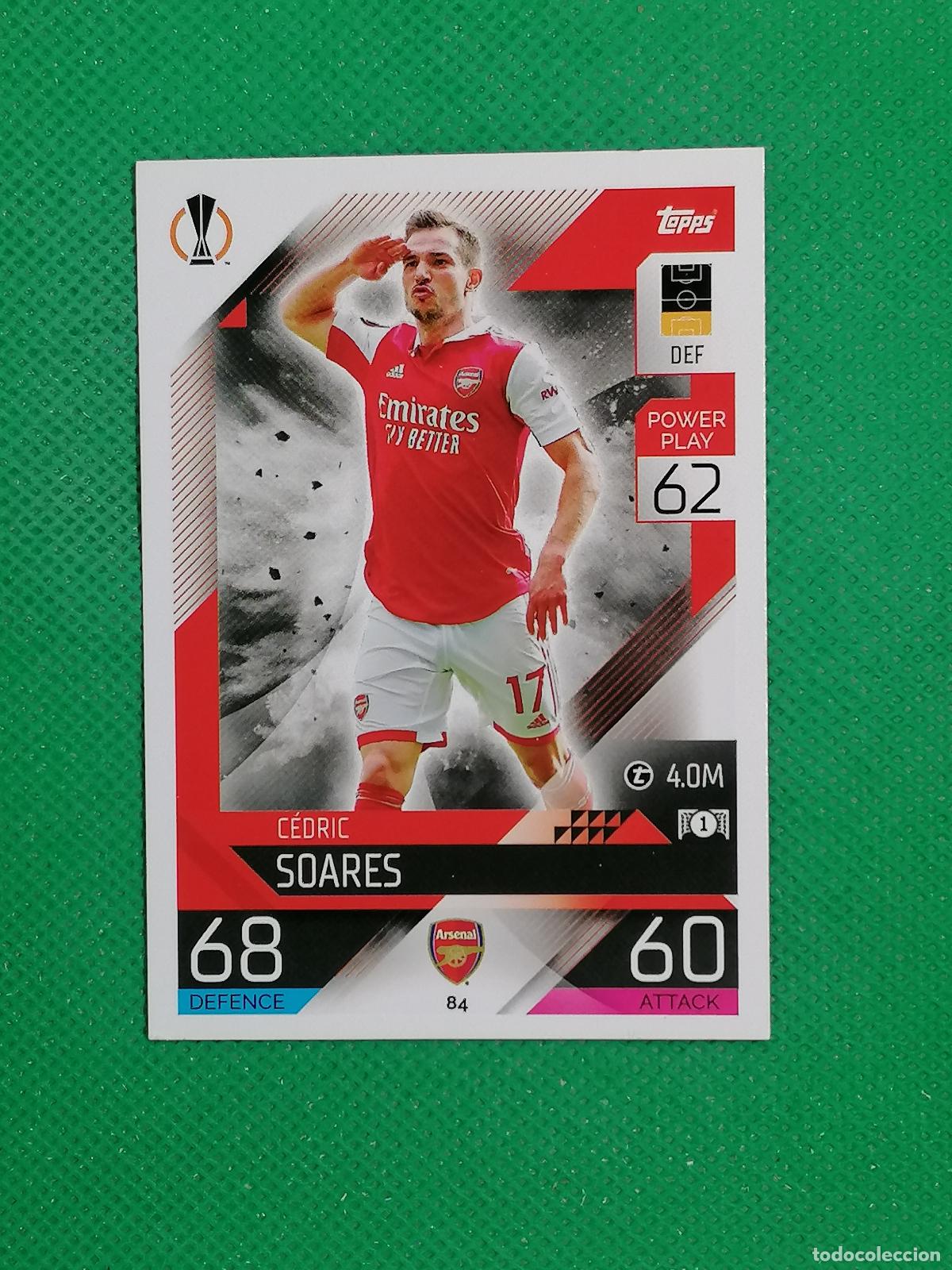 Cromos de F&uacute;tbol: 84 CEDRIC SOAREZ MANCHESTER UNITED ⚽ TOPPS MATCH ATTAX CHAMPIONS 2022 2023 22 23 ⚽