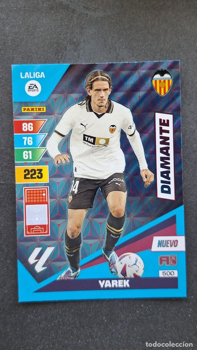 Cromos de F&uacute;tbol: L1 YAREK VALENCIA C. F. 500 NUEVO DIAMANTE ADRENALYN XL LIGA 2023/2024 23 24 PANINI