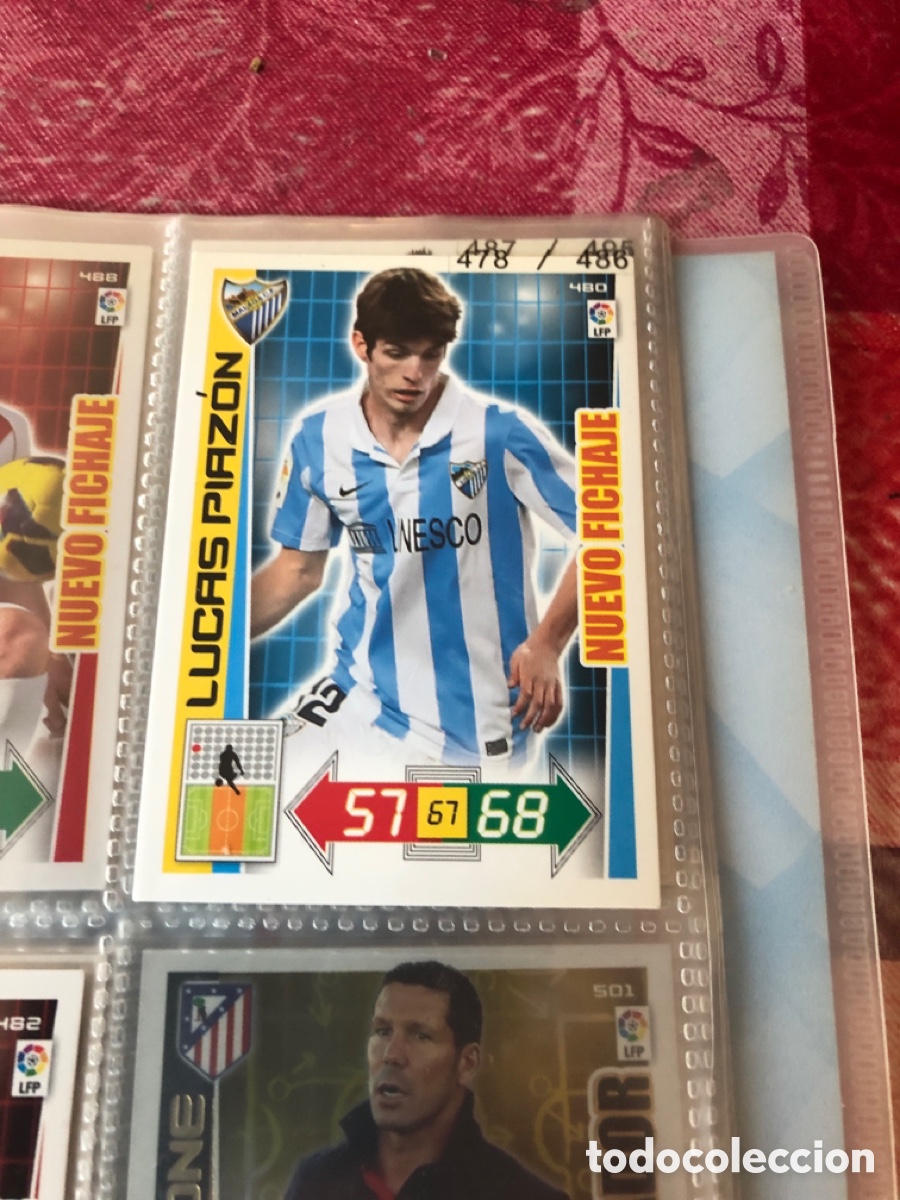 Cromos de F&uacute;tbol: Adrenalyn 2012 2013 nuevo fichaje Lucas piazon 480 malaga