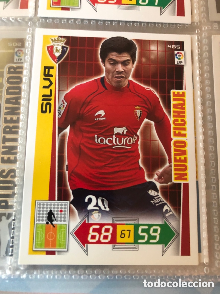 Cromos de F&uacute;tbol: Adrenalyn 2012 2013 nuevo fichaje Silva 485 Osasuna
