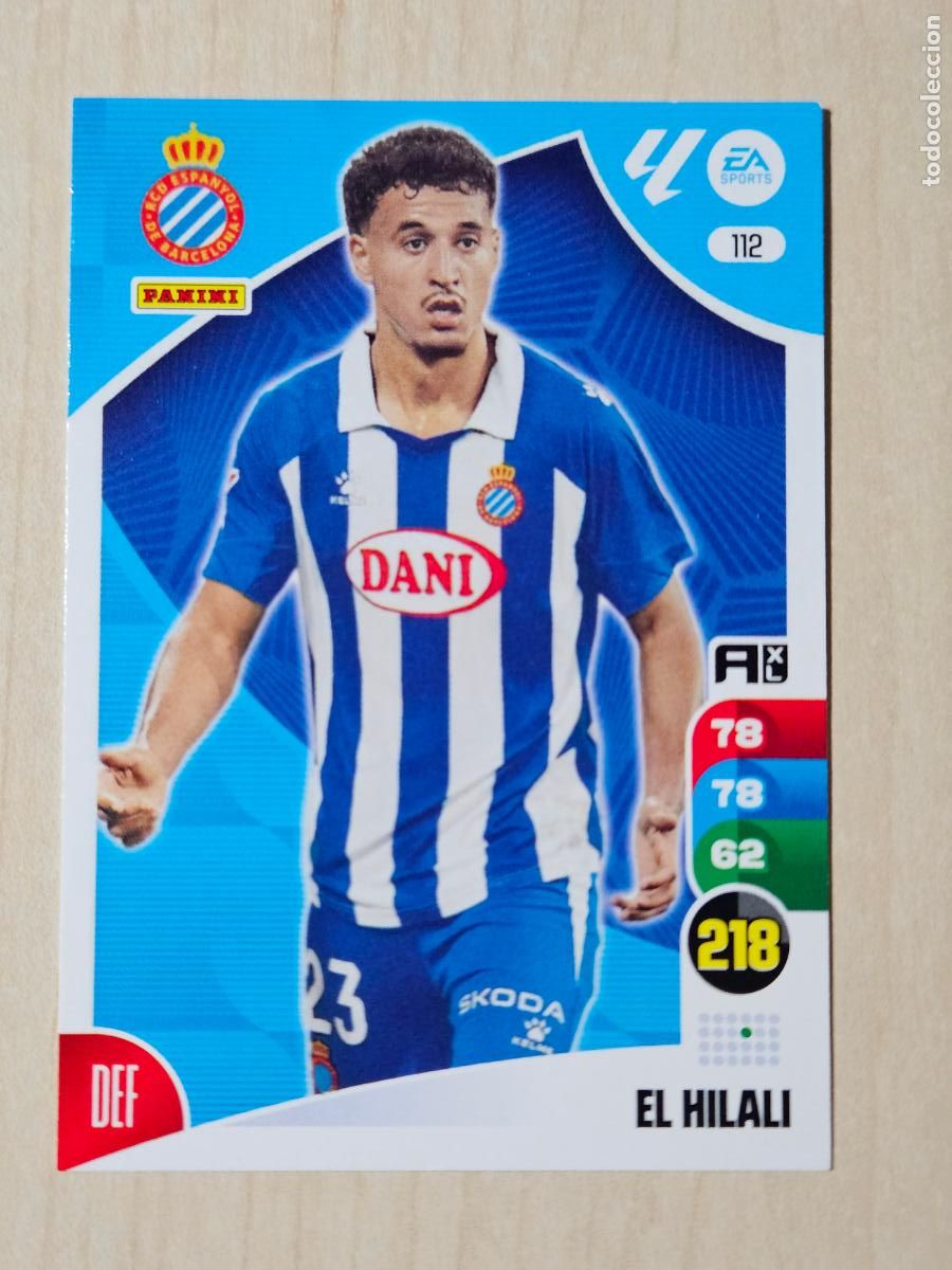 Cromos de F&uacute;tbol: FICHA N&ordm; 112 EL HILALI - ADRENALYN 24 25 - PANINI 2024 - 25 - CROMO - ESPANYOL