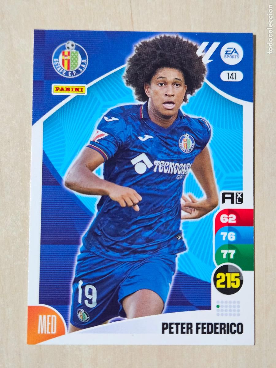 Cromos de F&uacute;tbol: FICHA N&ordm; 141 PETER FEDERICO - ADRENALYN 24 25 - PANINI 2024 - 25 - CROMO - GETAFE