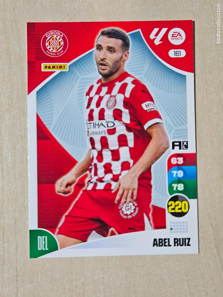 Cromos de F&uacute;tbol: FICHA N&ordm; 161 ABEL RUIZ - ADRENALYN 24 25 - PANINI 2024 - 25 - CROMO - GIRONA
