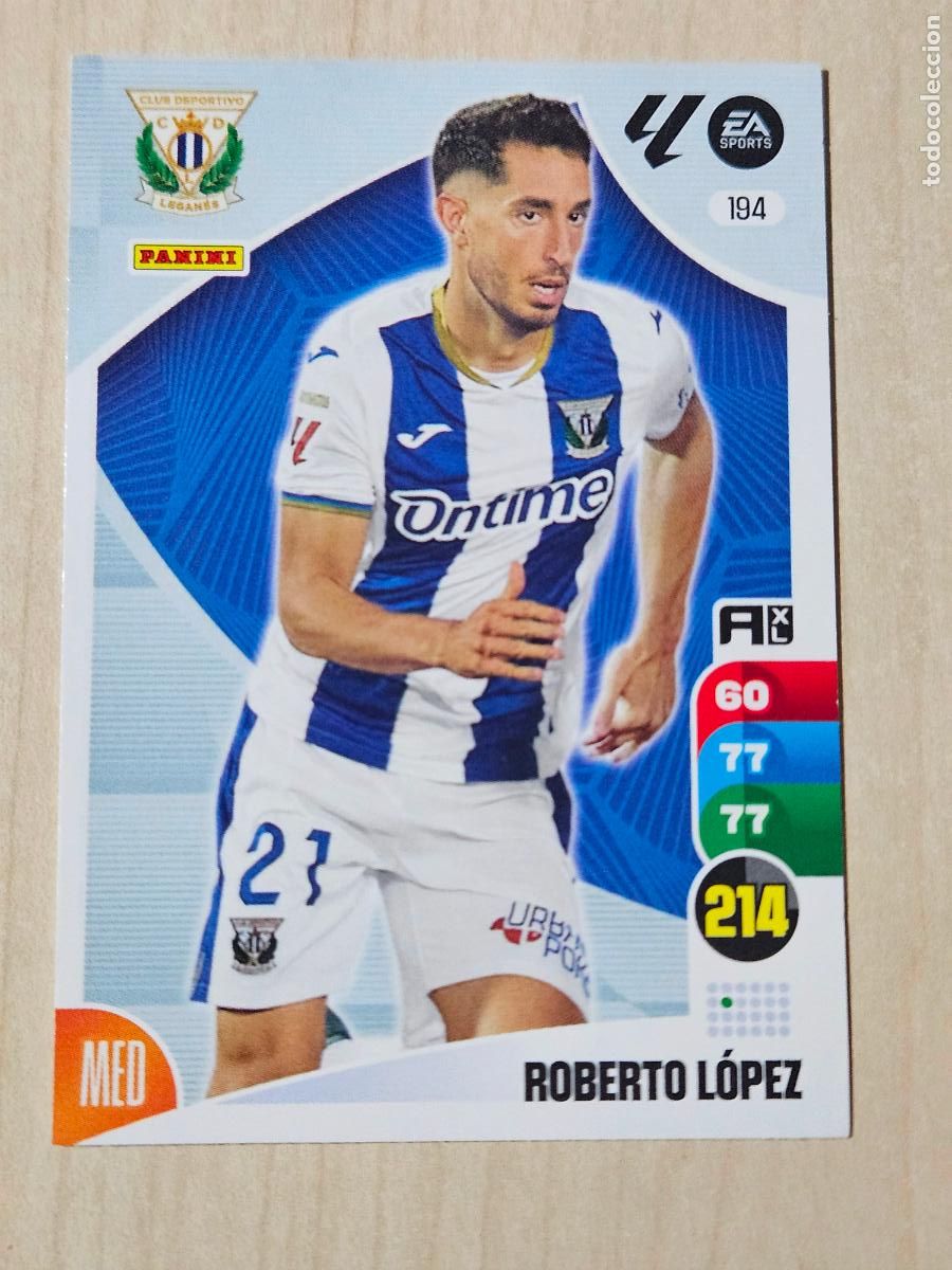 Fu&szlig;ball-Sticker: FICHA N&ordm; 194 ROBERTO LOPEZ - ADRENALYN 24 25 - PANINI 2024 - 25 - CROMO - LEGANES