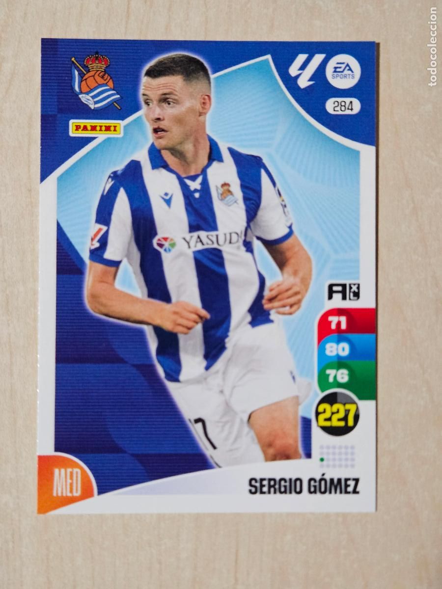 Figurine di Calcio: FICHA N&ordm; 284 SERGI GOMEZ - ADRENALYN 24 25 - PANINI 2024 - 25 - CROMO - REAL SOCIEDAD